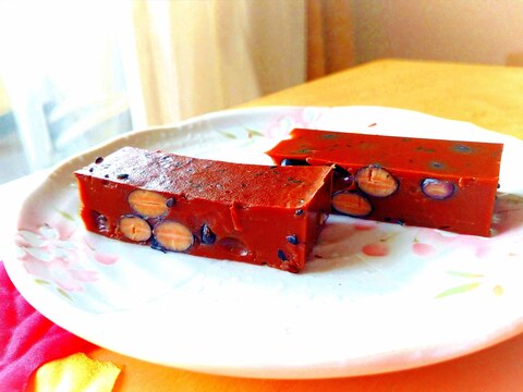 〜カカオを楽しむ〜黒豆と濃厚チョコの羊羹